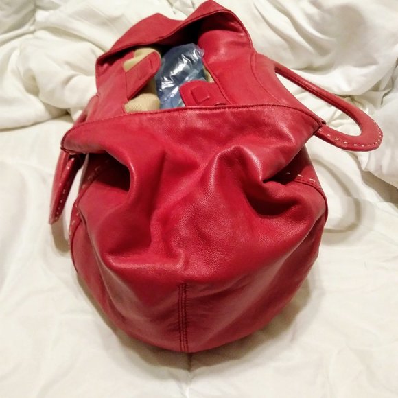 Ann Taylor smooth soft leather tote bag Pink - Picture 4 of 15